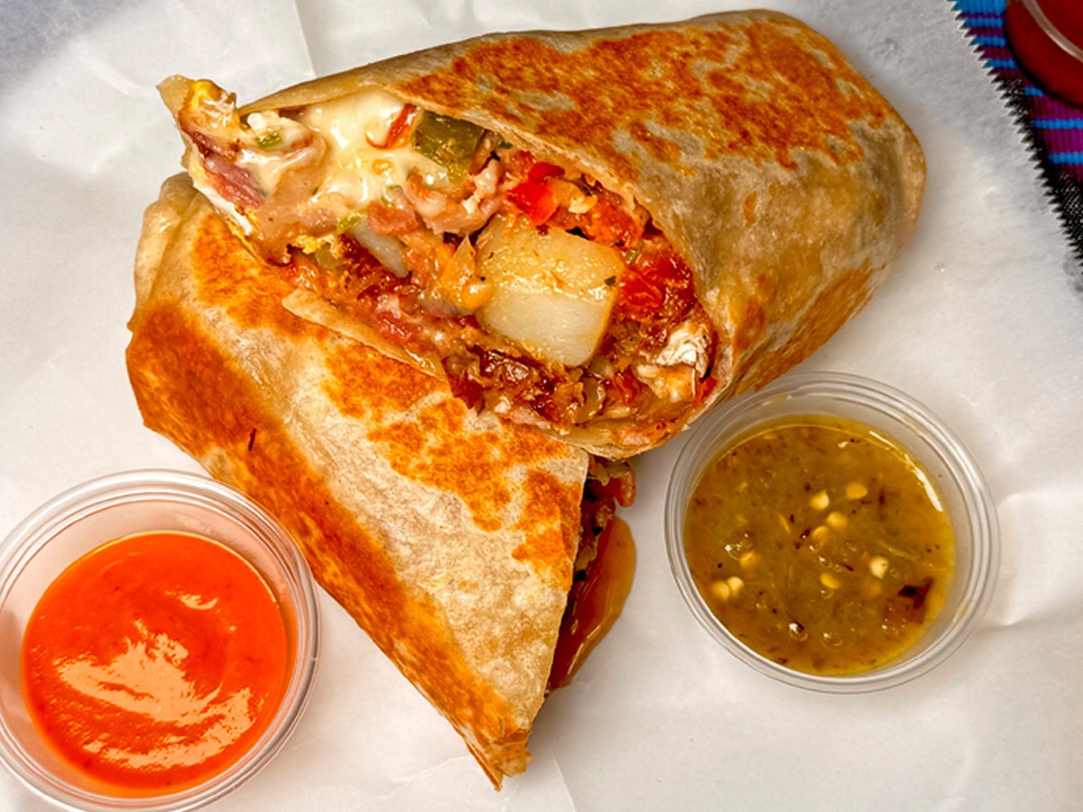 Grilled Burrito at Taqueria Los Primos in Santa Cruz, CA