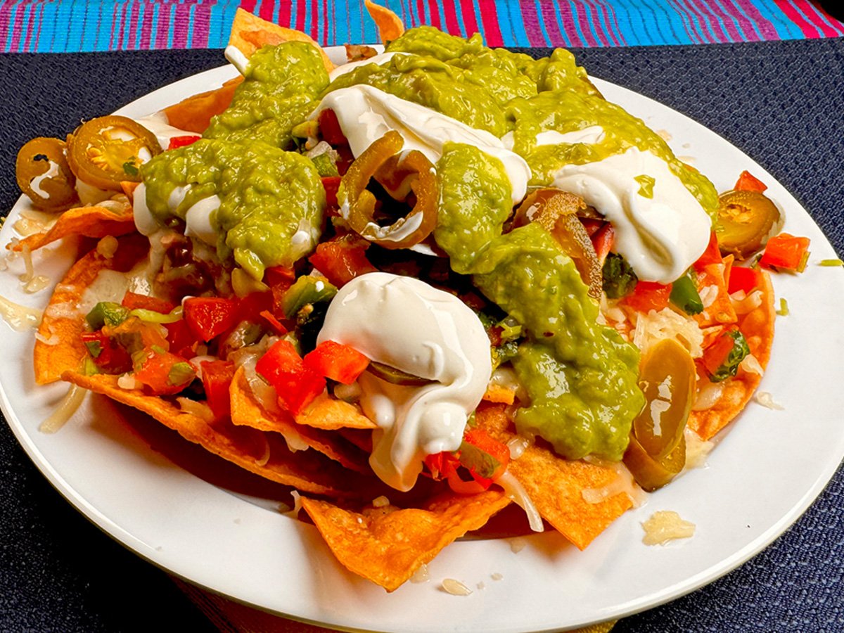 Super Nachos at Taqueria Los Primos in Santa Cruz, CA