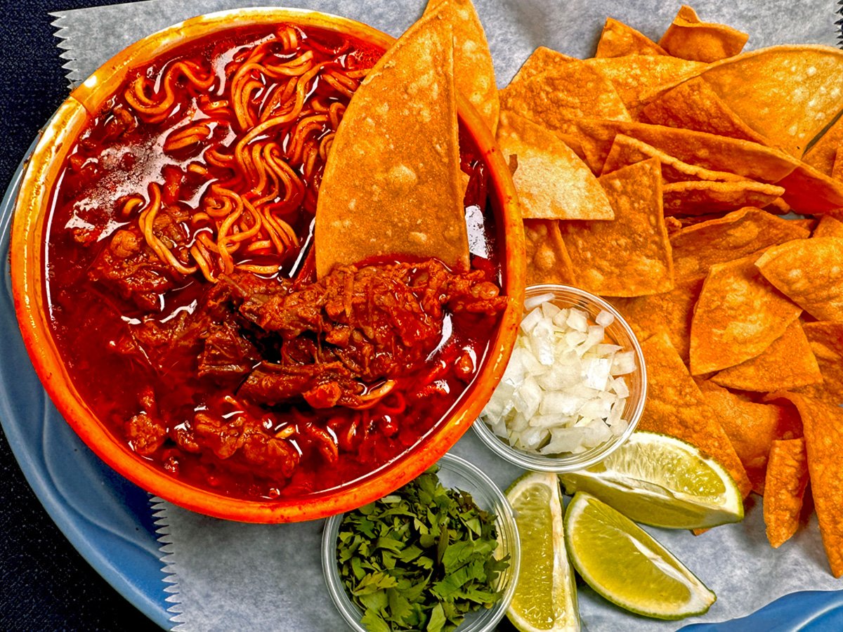 Ramen Birria at Taqueria Los Primos in Santa Cruz, CA